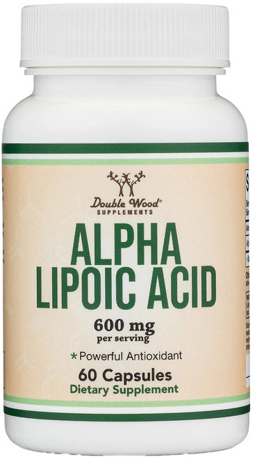 Double Wood Alpha Lipoxic Acid 600mg 膠囊, 1個