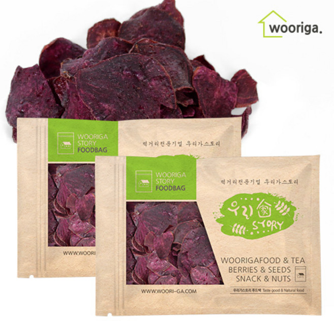 자색고구마칩 500g+500g, 2개, 500g