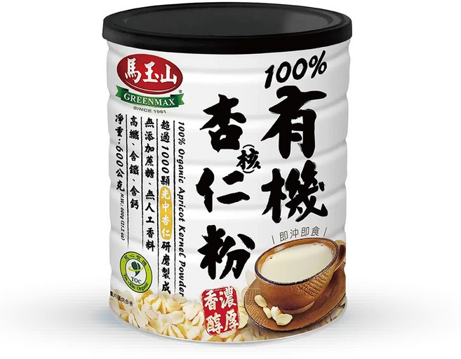 馬玉山 杏核仁粉, 600g, 1個