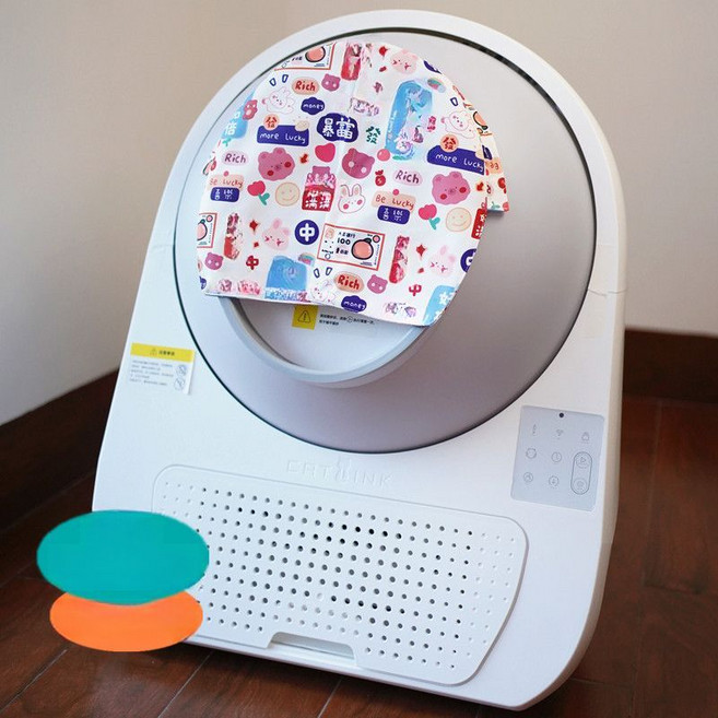 CATLINK 고양이 자동화장실 자동청소 화장실 스마트 깔끔, 레드, 1개