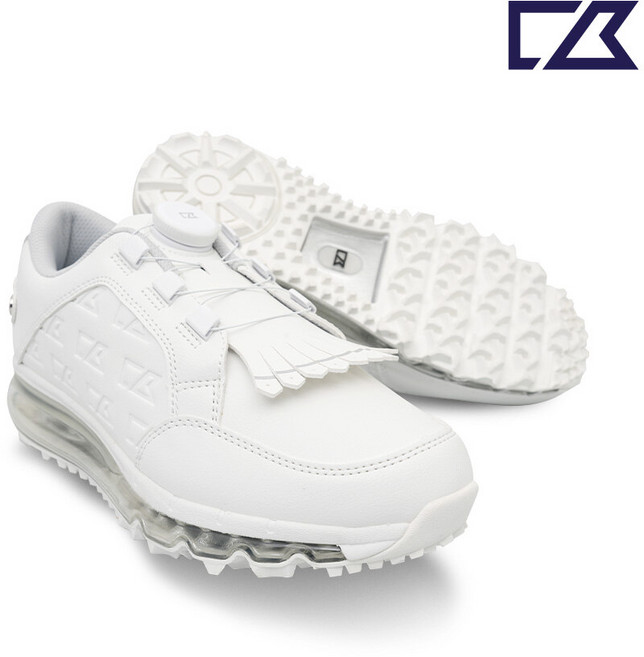 커터앤벅 커터앤벅 여성 실버 포인트 태슬 다이얼 골프화 - CBL6AGS3332