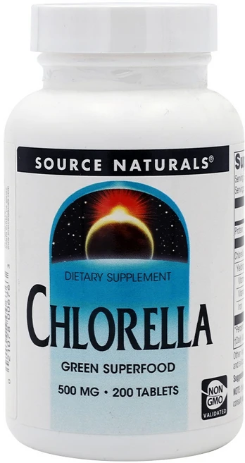 소스 내추럴스 클로렐라 500 mg 200 타블렛, 1개, 200정 - 쿠팡