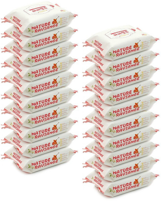 하비앙쥬 프리미엄 물티슈 휴대용, 30매, 20개