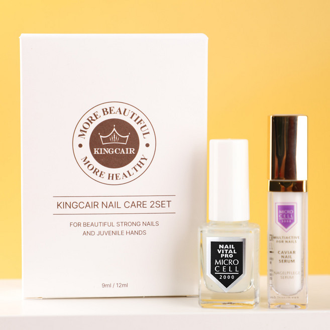마이크로셀 바이탈 프로 손톱강화제+캐비어 네일 세럼, 1개, 12ml