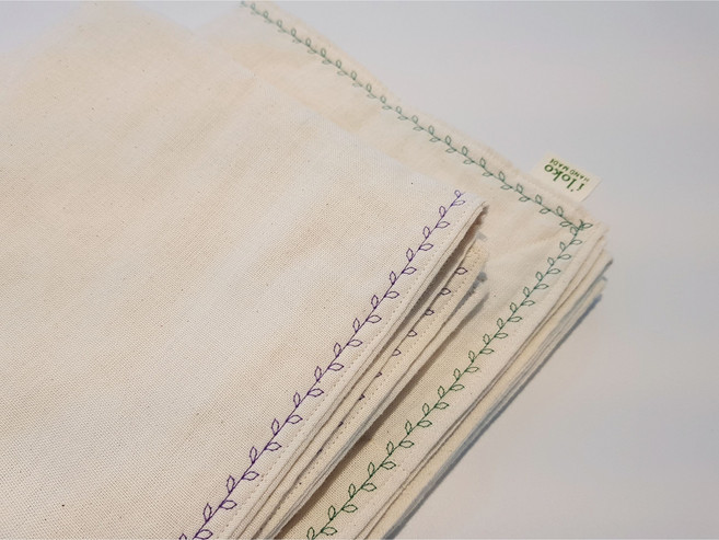 무형광 강화 소창수건 3겹 4겹 정련선택, 자수없음, 세탁O(3~5일소요), 1개