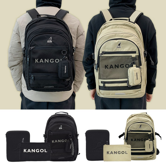 [25년신상품]캉골 백팩 중학생 고등학생 신학기 책가방 가방+캉골파우치