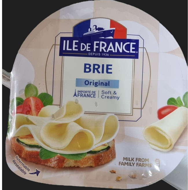 ILE DE FRANCE 일드프랑스 브리 슬라이스 150g X 2 (원산지 : 프랑스), 2개