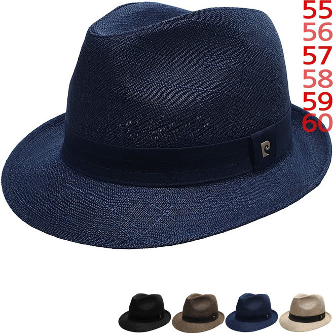 피에르가르뎅 마직 중절모 페도라 선물용 여름 신사 모자-CAP260239