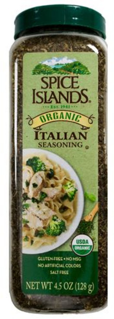 스파이스 아일랜드 유기농 이탈리안 시즈닝 무염 프리 4. Spice Islands Organic Italian Seasoning Salt-Free Gluten-Free 4.5, 1개, 128g