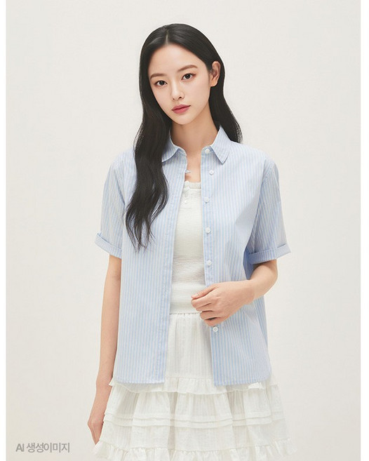 로엠 올데이 셔츠 반팔 RMYWG25R11 2978659