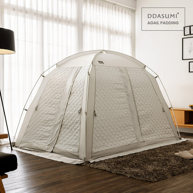 따수미 시그니처 아가일 난방텐트 1-2인용 S-PE폴