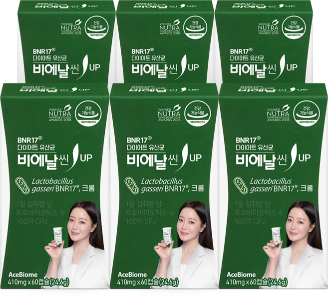 [본사정품] BNR17 다이어트유산균 비에날씬UP, 24.6g, 6박스