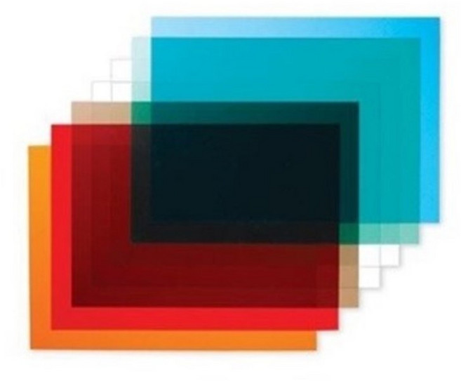 PVC컬러필름지 10매/두꺼운셀로판지/PVC판/칼라필름지, 갈색투명(210x290mm)
