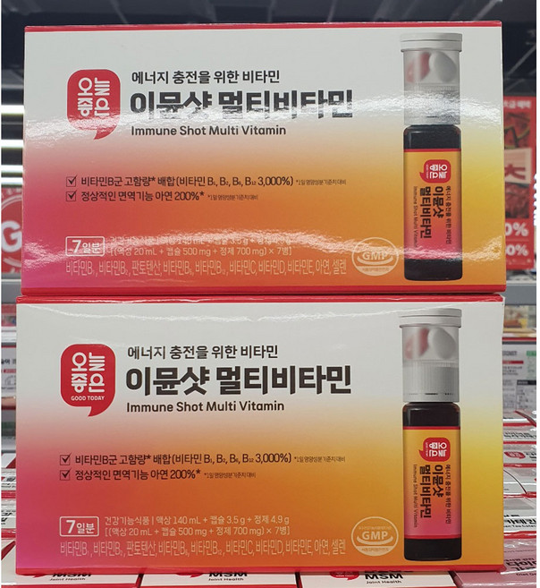 오늘좋은 이뮨샷 멀티비타민 7일분, 7회분, 5세트
