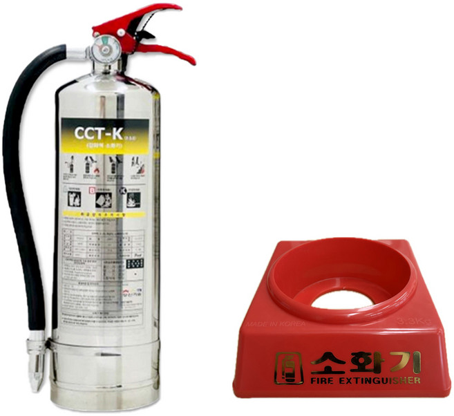 한국소방자재 K급소화기 3L 받침대 세트 창신기술, 1개