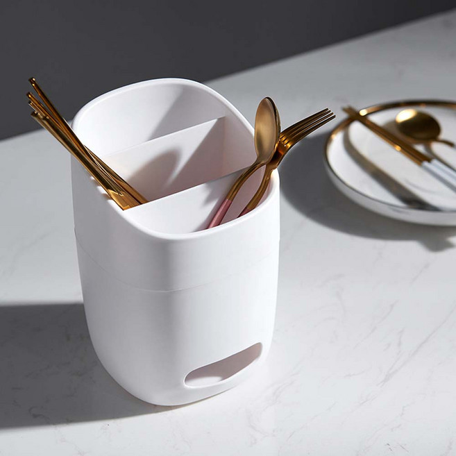 앤트 순간건조 북유럽 규조토 수저보관함, 그레이, 1개