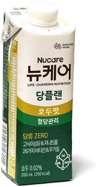 뉴케어 당플랜 호두맛, 200ml, 15개