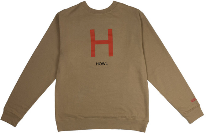하울 서플라이 H 크루 탄 HOWL SUPPLY H CREW TAN (맨투맨 크루넥)