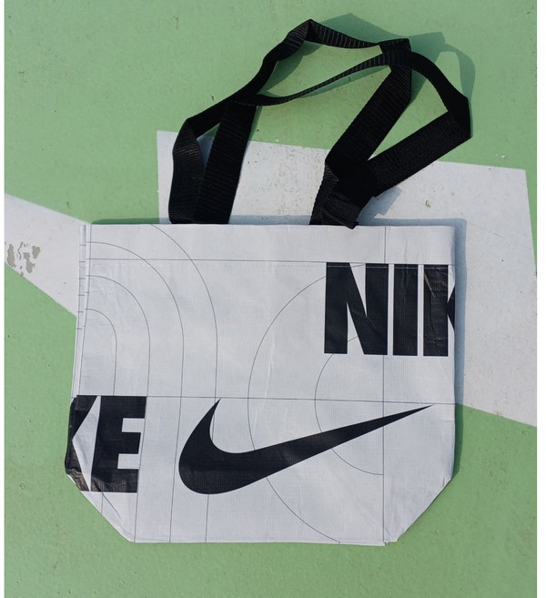 나이키 리유저블 쇼핑백 에코백 휴대용 장바구니 타포린 가방, 혼합색상, 1개
