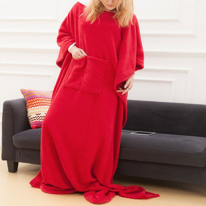 SOONY 극세사 입는 집순이 블랑켓 대형 무릎 담요