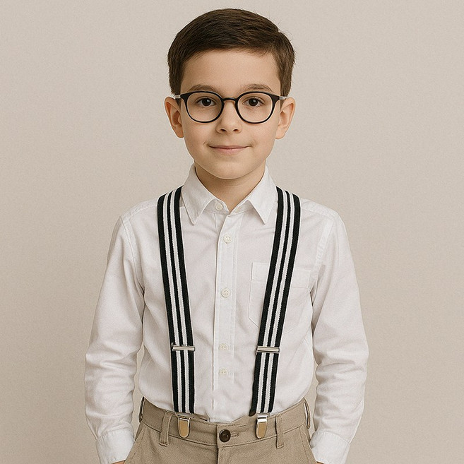 파파스 Y형 아기 아동 멜빵 어린이 멜빵