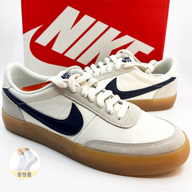 나이키 킬샷2 레더 남성 운동화 런닝화 발편한 워킹화 화이트 신발 (그란보 양말 증정)