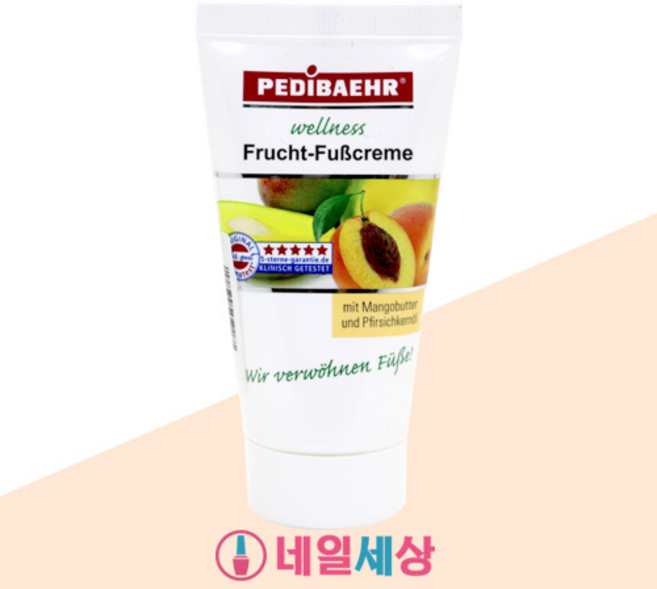 코코네일 독일직수입 PEDI BAEHR 페디베어 웰니스 프룻 핸드/풋 크림 30ml, 1개, 1개입