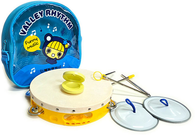 아주문구 베리악기 리듬악기세트(VAR-130S), 파랑색, 1개