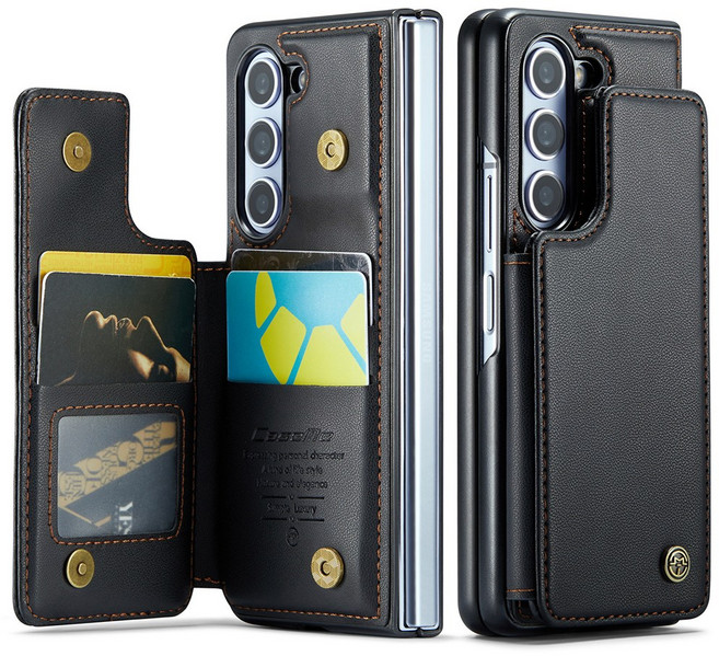 루톰 갤럭시 Z 폴드 카드 지갑 가죽 케이스 ZD04