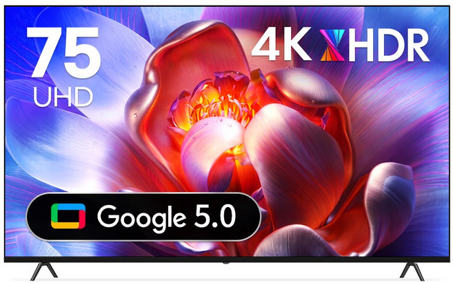 26년형 신제품 구글5.0 탑재 아바 스마트 PRO 191cm (75인치) UHD 1등급 구글TV, 방문설치, 스탠드형, 스탠드형설치(기사방문), 75인치