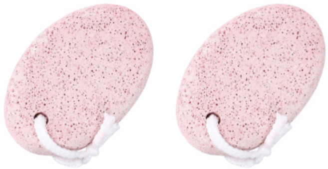 도나토르 1+1 발 각질제거 돌 스톤, 핑크, 1세트