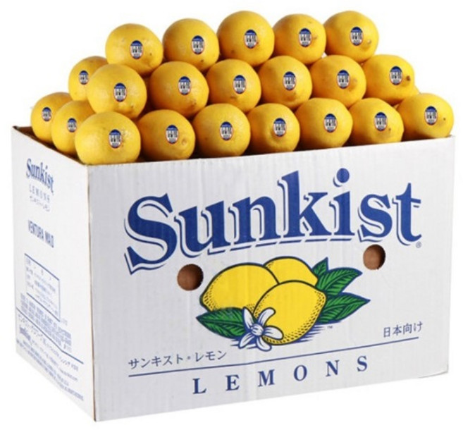 썬키스트 팬시 레몬 17kg 140과 대과(개당 121g), 1박스