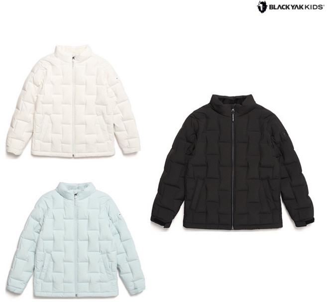 블랙야크키즈 심플한 BKS클로버T다운자켓 아동공용 구스 경량패딩 1BKPAW3904