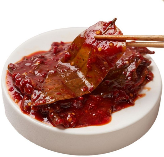 [엠마홈] 밥도둑 반찬 단풍콩잎 국내가공, 1개, 500g