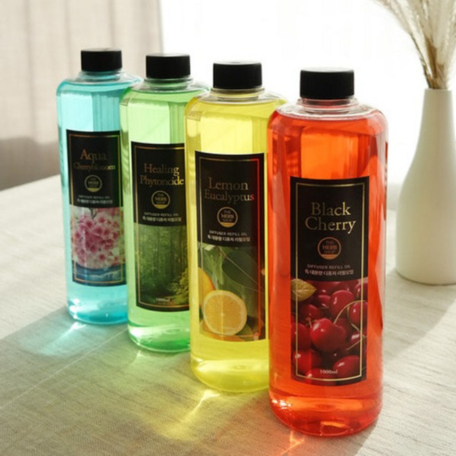 더허브샵 특대용량 디퓨저 리필오일, 프렌치라벤더, 1L, 1개