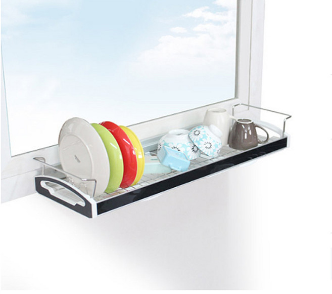 창틀걸이형 창문형 식기건조대 800 900 듀얼 식기건조대 창틀 선반