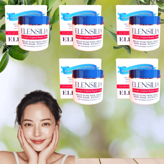 엘렌실라달팽이크림 엘렌실라 엘렌시아달팽이크림, 50g, 5개