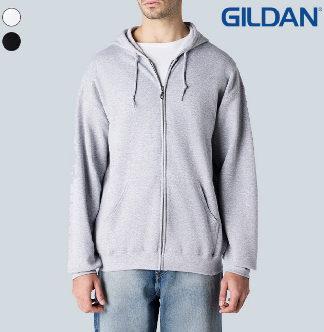 길단88600 기모 무지 후드 스웨트 집업 셔츠 3COLOR