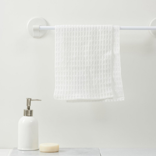 JAJU 브랜드관 환경을 생각한 옥수수 PLA 샤워타월_22x95cm 510319, JAJU 공식브랜드관 환경을 생각한 옥수수 PLA 샤워, 1개