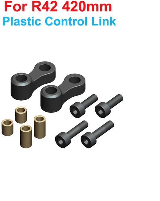 ALZRC-R42 FBL 키트 RC 헬리콥터 DIY R42 교체 테일 피치 슬라이더 세트 플라스틱 벨 크랭크 레버 부품, [20] Tail Boom, 1개