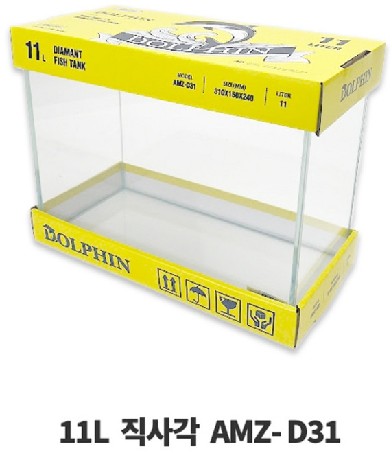 돌핀 올디아망 수조 31cm [AMZ-D31], 1개