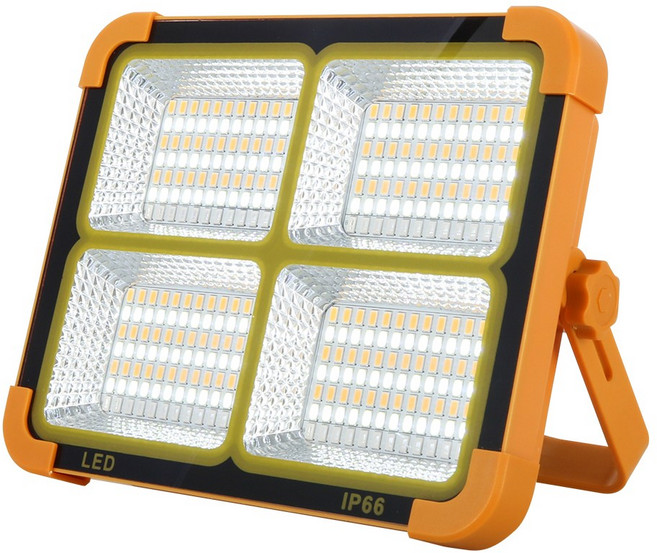 알프스 충전식 LED 무선 다용도 랜턴 라이트 태양광 방수 작업등 차량용 안전표시등 등산 낚시 해루질, 1개
