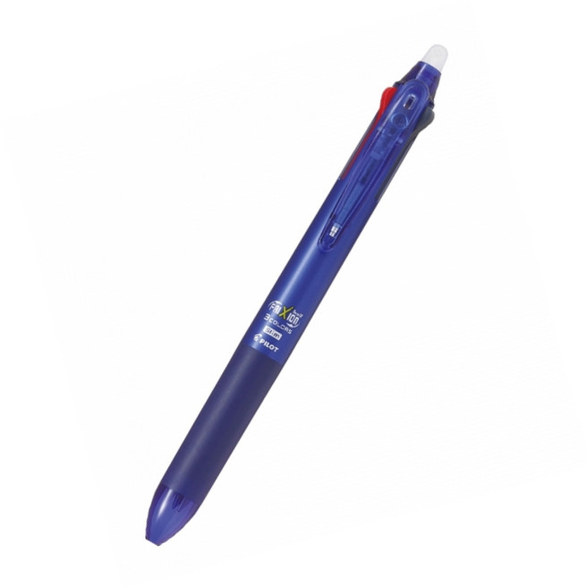 프릭션 슬림 3색 볼펜 0.5mm, 0.5mm 블루, 2개