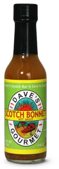 데이브 고메 소스 스카치 보넷 147 밀리리터 Dave's Gourmet Scotch Bonnet Hot Sauce - Warm to Very Warm Heat - Scotch, 1개, 142g