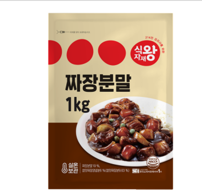 식자재왕 짜장분말, 1kg, 1개