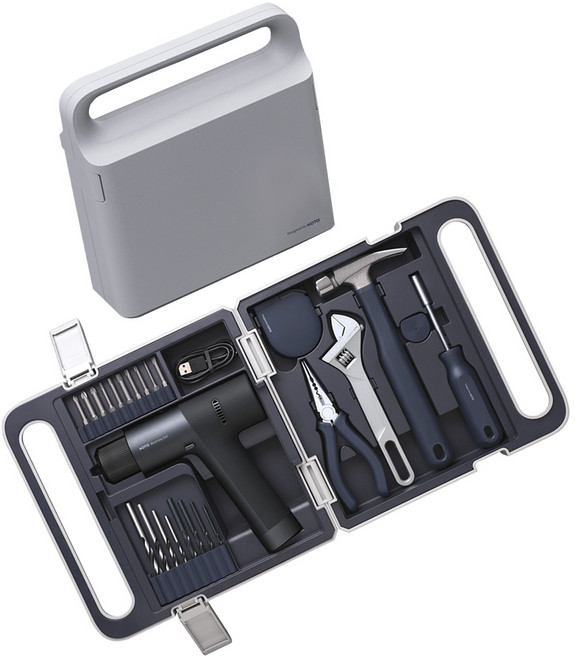 호토 12V 충전 전동드릴 공구세트 QWDZGJ001, 단품, 1개, 10종