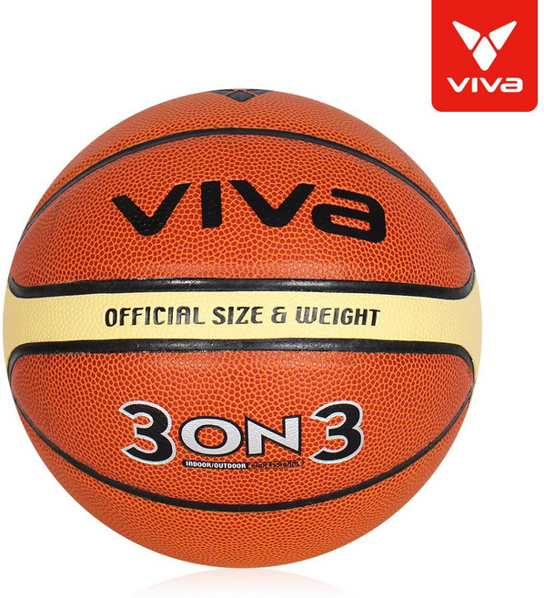 지오 비바 3on3 농구공 훈련용 연습용 12패널 5호/6호/7호, 1개