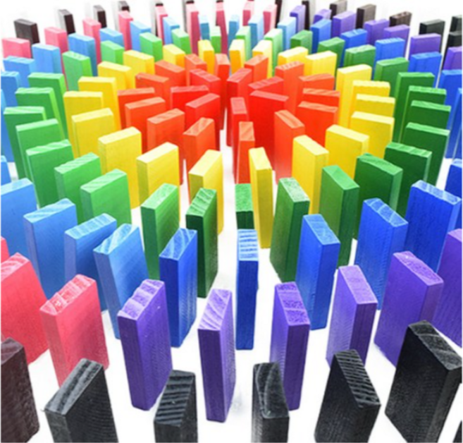 가베가족 꼬마 도미노 600p KS0181, 믹스, 10세트