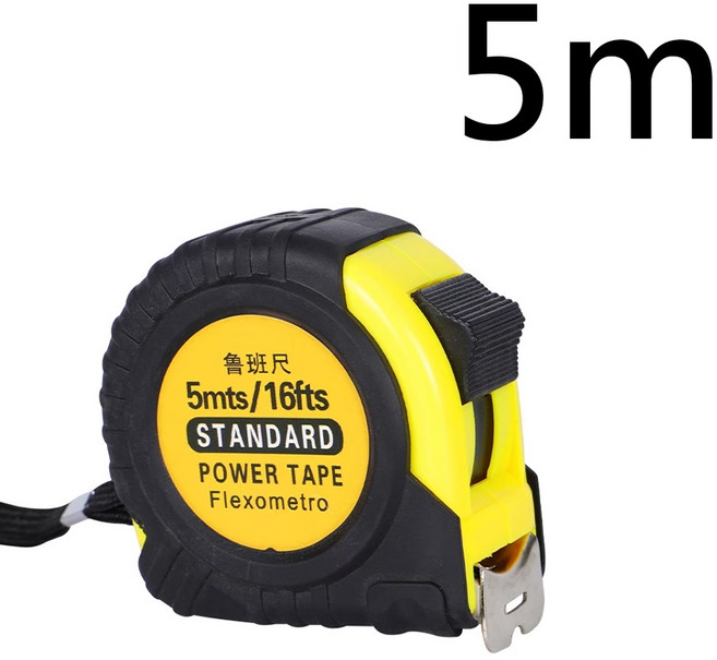 桃園現貨 魯班尺 5米 抗摔耐磨鋼捲尺 文公尺 捲尺 台尺 魯班尺 量尺 皮尺 測量 伸縮捲尺 木工 風水尺英吋公分, 1個, 魯班尺(隨機色)