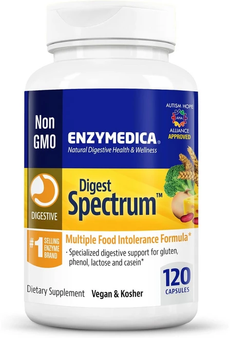 Enzymedica Digest Spectrum 엔자이메디카 다이제스트 스펙트럼 120캡슐 120정 1개 - 쿠팡